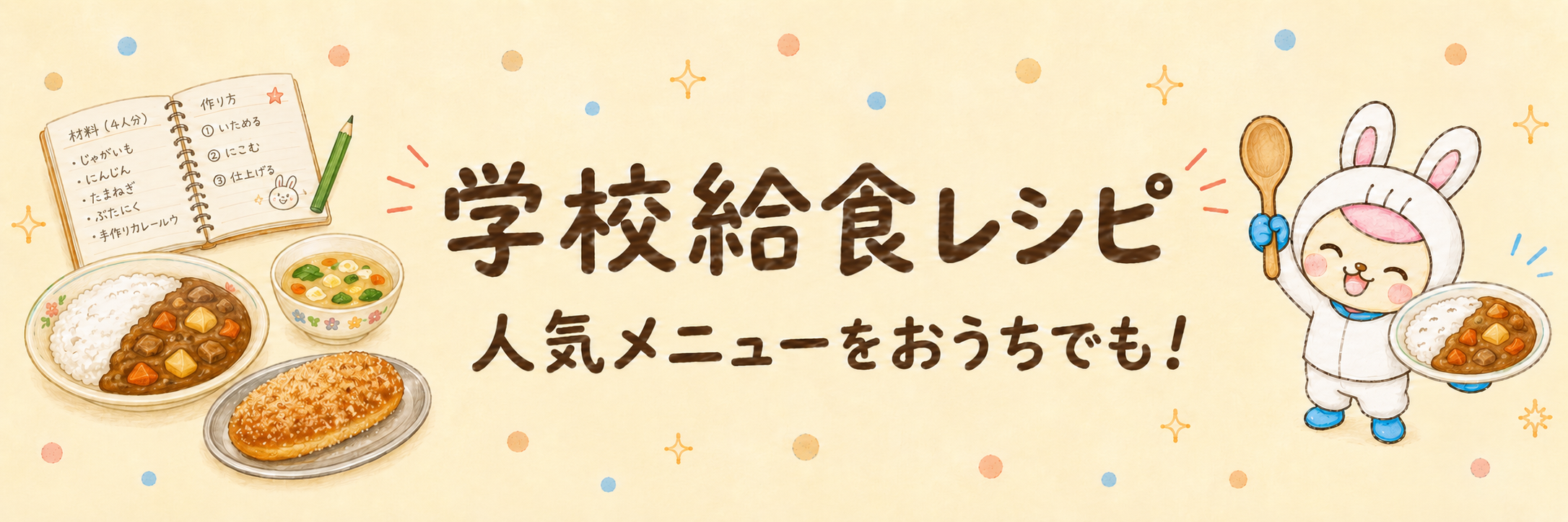 学校給食レシピ 人気メニューをおうちでも