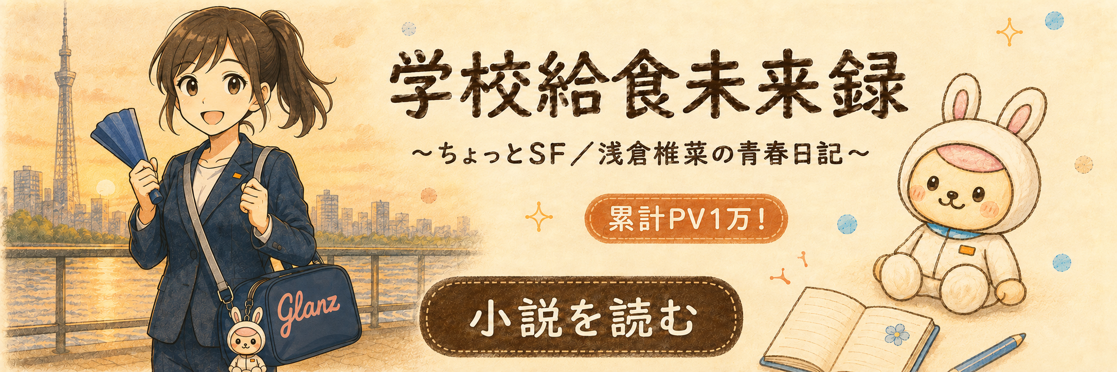 学校給食未来録 累計PV1万 小説を読む