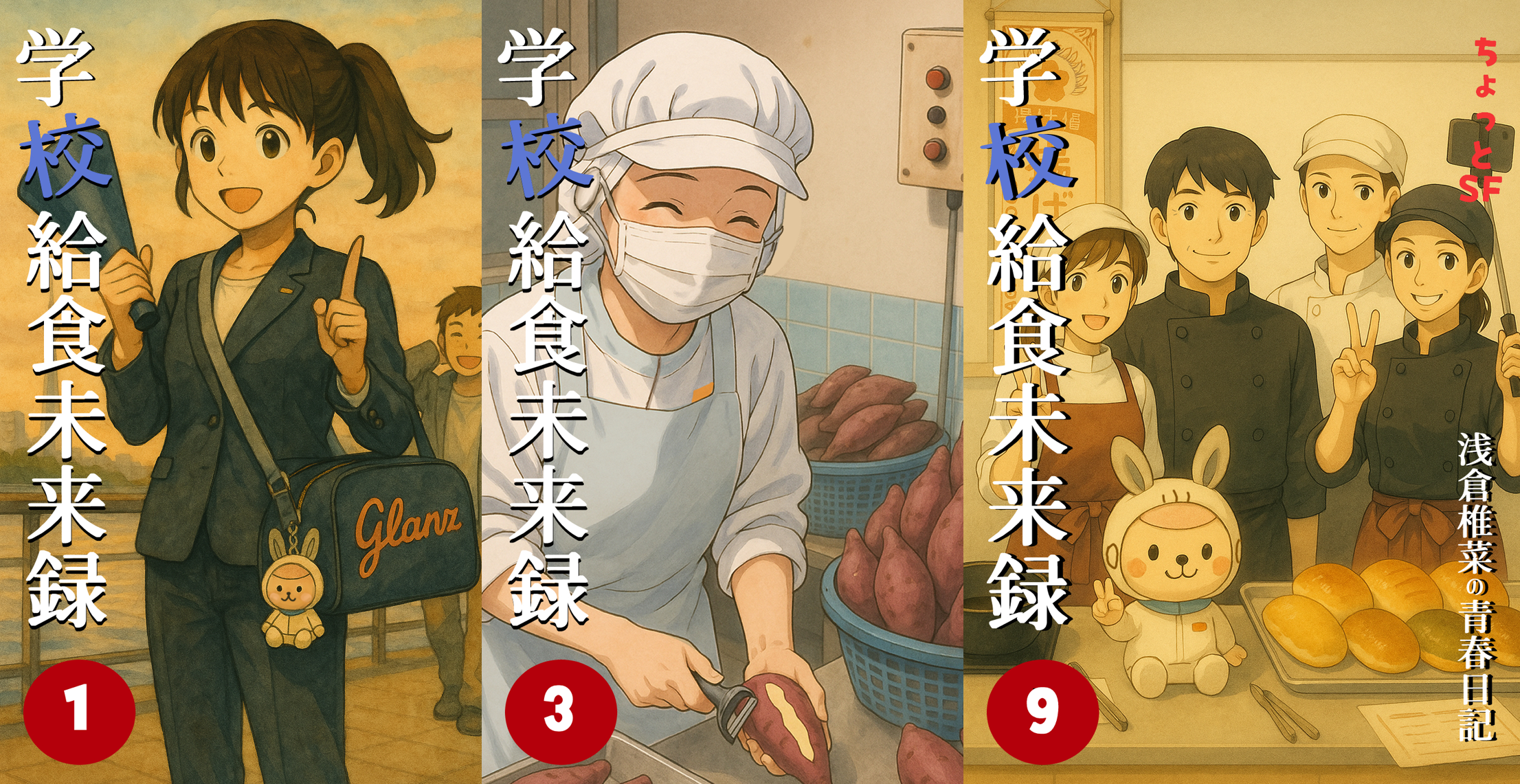 給食現場を物語に『学校給食未来録』のライトノベル化のご案内