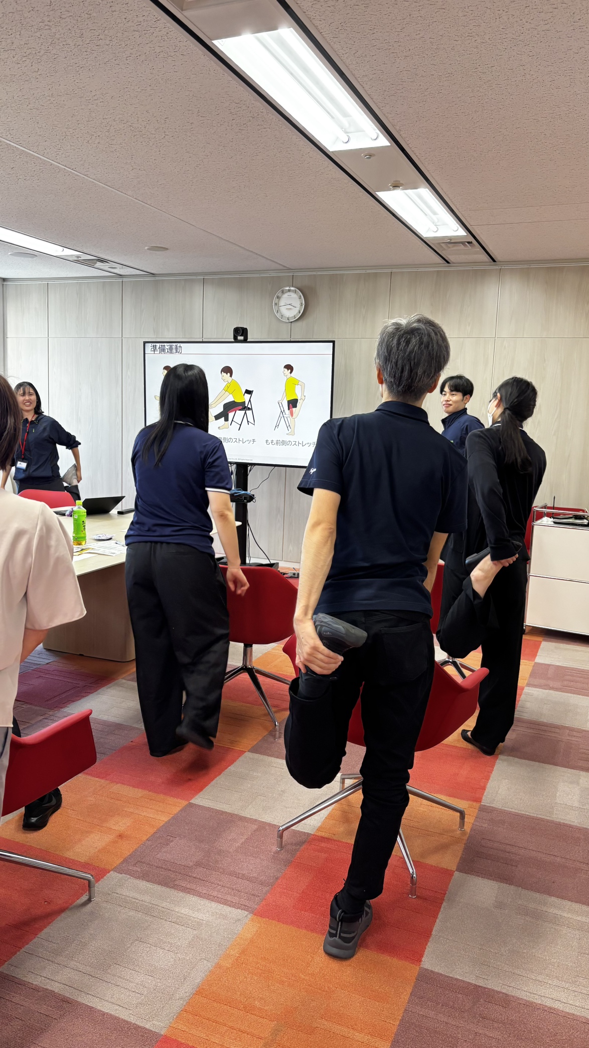 健康経営実技研修の様子