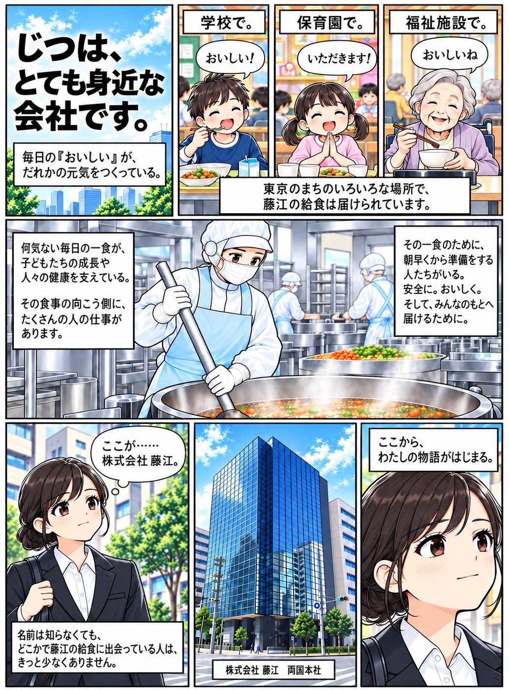 漫画でわかる株式会社藤江 1ページ目