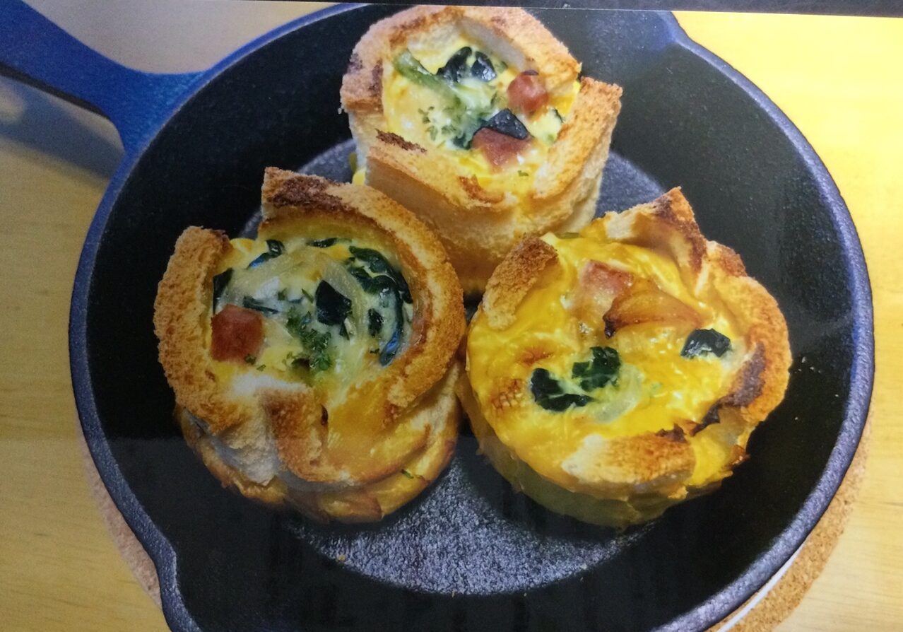 審査委員特別賞　朝ごはんにピッタリ！！食パンでプチキッシュ　中学生部門